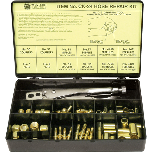 Hose Repair Kit, Brass Superchem Industries