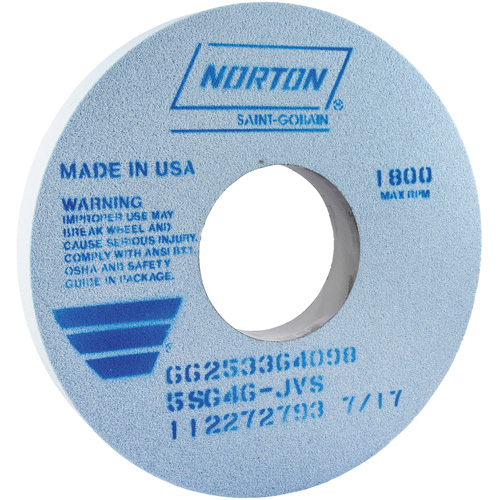 Tool Room Wheel, Type 01, Ceramic Alumina, 14" x 1-1/2" Superchem Industries