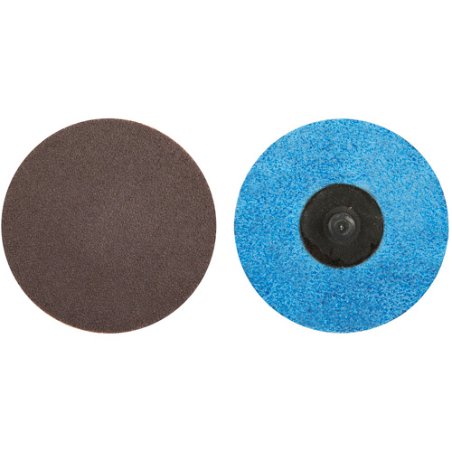 Quick-Change Cloth Disc, 3" Dia., 100 Grit, Aluminum Oxide Superchem Industries