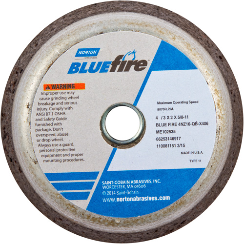 Disque &agrave; &eacute;barbage portatif non renforc&eacute; BlueFire Superchem Industries