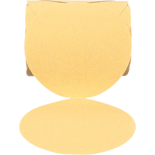 Disque abrasif dor&eacute; en rouleau 216U Stikit, 6" dia., Grain 80, Oxyde d'aluminium Superchem Industries