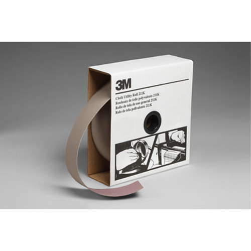 Utility Roll 211K, Aluminum Oxide, 2" W x 150' L, 120 Grit Superchem Industries
