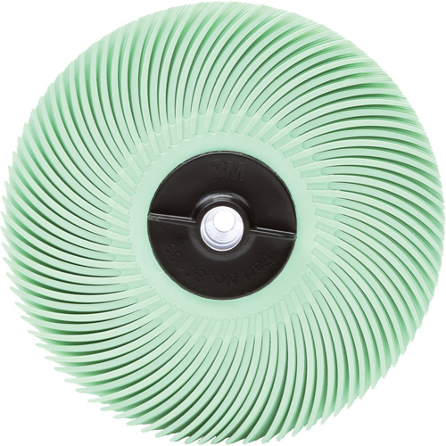 Scotch-Brite Radial Bristle Disc, Aluminum Oxide, 1 Micron Grit, 3" Dia. Superchem Industries