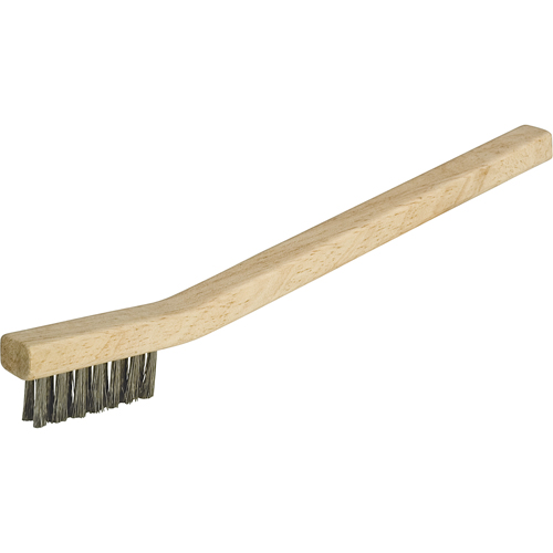 Small Cleaning Industrial-Duty Scratch Brush, Stainless Steel, 3 x 7 Wire Rows, 7-3/4" Long Superchem Industries