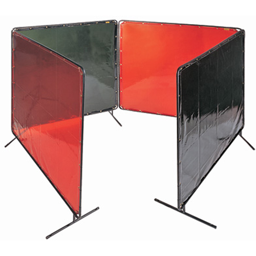 Welding Screen and Frame, Olive, 6' x 6' Superchem Industries