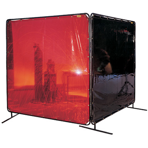 Welding Screen and Frame, Olive, 6' x 6' Superchem Industries