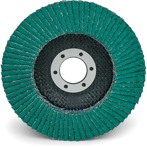 Disques &agrave; lamelles 577F, 4-1/2" x 7/8", Type 29, Grain 40, Zirconium Superchem Industries