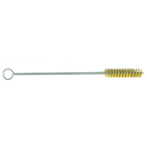 Brosse pour tubes torsad&eacute;e, 3/8" dia. x 2" l, 8" longueur hors tout Superchem Industries