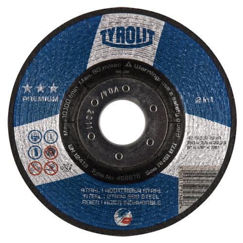 2-IN-1 Combination Wheel - 6", Type 27 Superchem Industries