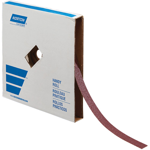 Metal Sanding Roll, Aluminum Oxide, 1" W x 150' L, 60 Grit Superchem Industries