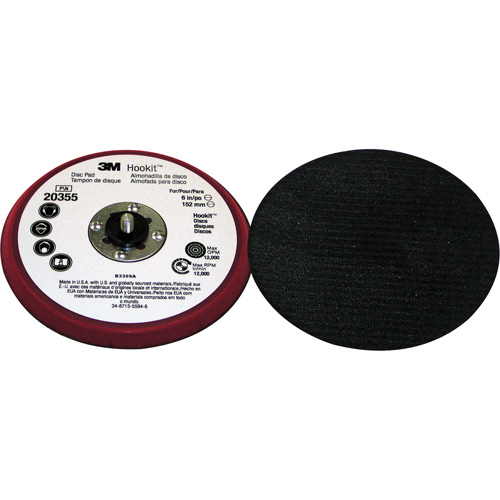 Tampon d'appoint &agrave; profil bas pour disque Hookit Superchem Industries