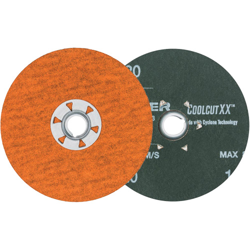 Coolcut XX Sanding Disc, 4-1/2" Dia., 120 Grit, Ceramic Superchem Industries