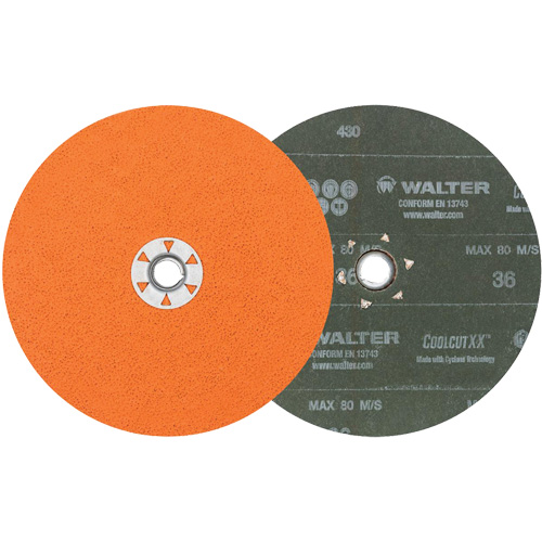 Coolcut XX Sanding Disc, 7" Dia., 36 Grit, Ceramic Superchem Industries