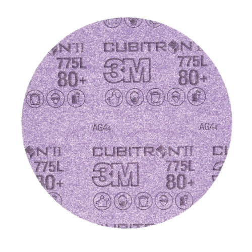 Cubitron II Stikit Film Disc Roll, 6" Dia., 80+ Grit, Ceramic Superchem Industries