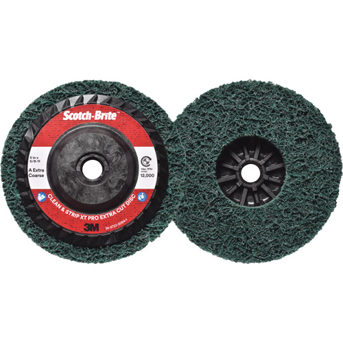 Disque extra coupe  Clean and Strip  XT Pro Scotch-Brite, 5" dia., Grain Extra grossier, Oxyde d'aluminium Superchem Industries