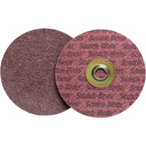 Scotch-Brite Roloc Surface Conditioning Disc, 2" Dia., Medium Grit, Aluminum Oxide Superchem Industries