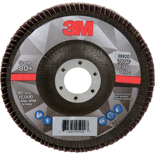 769F Flap Disc, 5" x 7/8", Type 29, 80+ Grit, Ceramic Superchem Industries