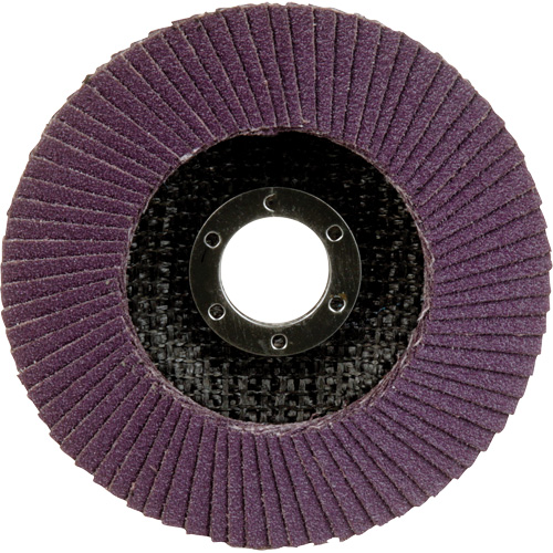 769F Quick Change Flap Disc, 4-1/2" x 7/8", Type 27, 80+ Grit, Ceramic Superchem Industries