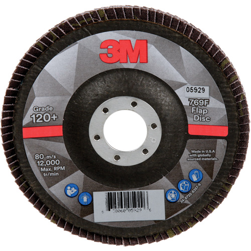 769F Quick Change Flap Disc, 5" x 7/8", Type 29, 120+ Grit, Ceramic Superchem Industries