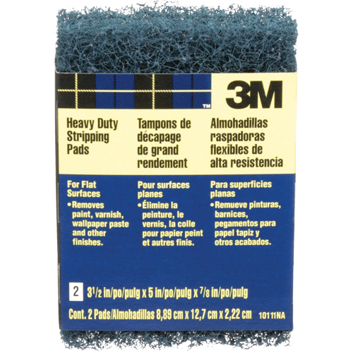 Heavy-Duty Stripping Pads, Aluminum Oxide, 3-1/2" x 5", Coarse Grit Superchem Industries