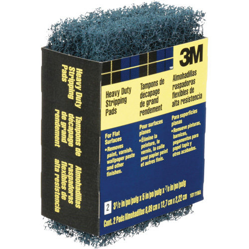 Heavy-Duty Stripping Pads, Aluminum Oxide, 3-1/2" x 5", Coarse Grit Superchem Industries