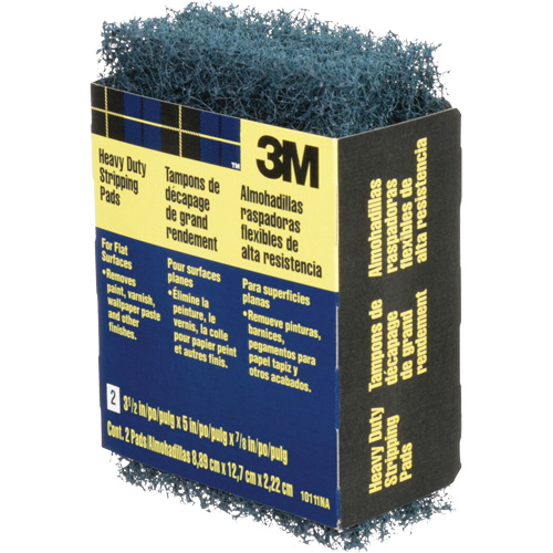 Heavy-Duty Stripping Pads, Aluminum Oxide, 3-1/2" x 5", Coarse Grit Superchem Industries