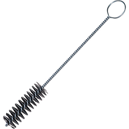 Brosse en acier torsad&eacute;e pour tuyaux, 1/8" dia. x 1" l, 6" longueur hors tout Superchem Industries