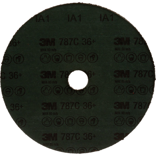 Disque en fibre 787C, C&eacute;ramique, 36+, 7" Dia x 7/8" Arbre Superchem Industries