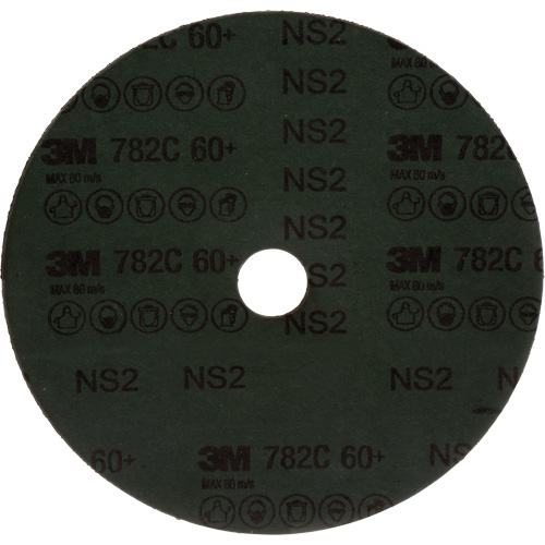 Disque en fibre 782C, C&eacute;ramique, 60+, 7" Dia x 7/8" Arbre Superchem Industries