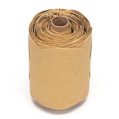 Stikit Gold Paper Disc Roll, 5" Dia., P220 Grit, Aluminum Oxide Superchem Industries