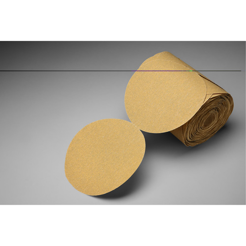 Stikit Gold Paper Disc Roll, 6" Dia., P150 Grit, Aluminum Oxide Superchem Industries