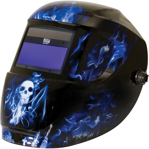 Carrera ArcOne&reg; Hood, 3" L x 4" W View Area, 9 - 13 Shade Range, Blue Superchem Industries