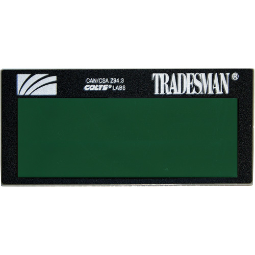 ArcOne&reg; Tradesman Auto-Darkening Single Lense, 2" W x 4-1/4" H Viewing Area, For Use With ArcOne&reg; Superchem Industries