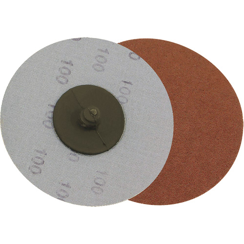 Disque de ponçage avec support en tissu, 3" dia., Grain 240, Oxyde d'aluminium Superchem Industries