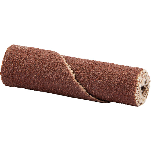 Metal R265 Cartridge Roll, P80 Grit, 3/8" Dia., Aluminum Oxide, 1-1/2" L, 1/8" Arbor Superchem Industries