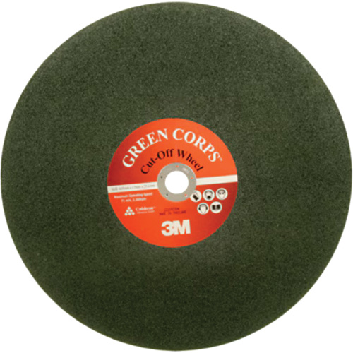 Meule &agrave; d&eacute;couper Green Corps, 16" x C&eacute;ramique, 20 000 Tr/min Superchem Industries