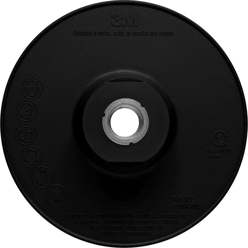 Ribbed Back-Up Pad, 4" Superchem Industries