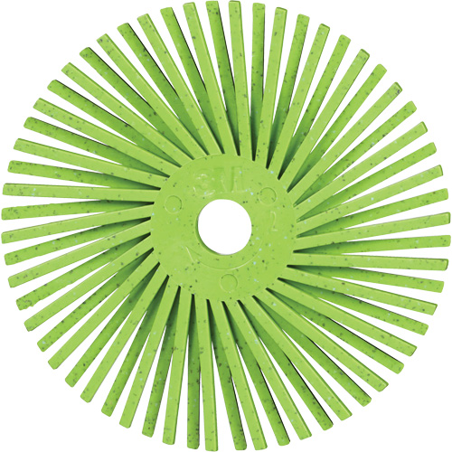 Scotch-Brite Type A Precision Radial Bristle Brush PN-RB, Ceramic, 50+ Grit, 3" Dia. Superchem Industries