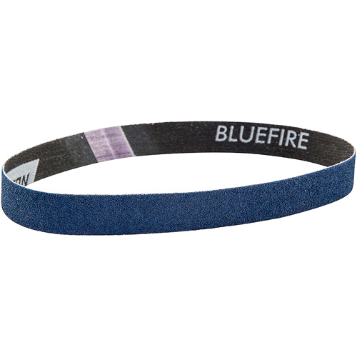 BlueFire&reg; File Belt, 3/4" W x 20-1/2" L, Zirconia Alumina, 60 Grit Superchem Industries
