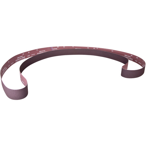 Metalite&reg; Narrow Backstand Sanding Belt, 3" W x 132" L, Aluminum Oxide, 180 Grit Superchem Industries
