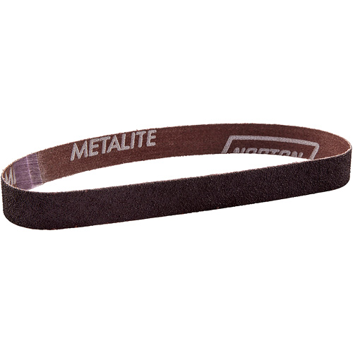 Metalite&reg; Cloth File Sanding Belt, 3/4" W x 20-1/2" L, Aluminum Oxide, 80 Grit Superchem Industries