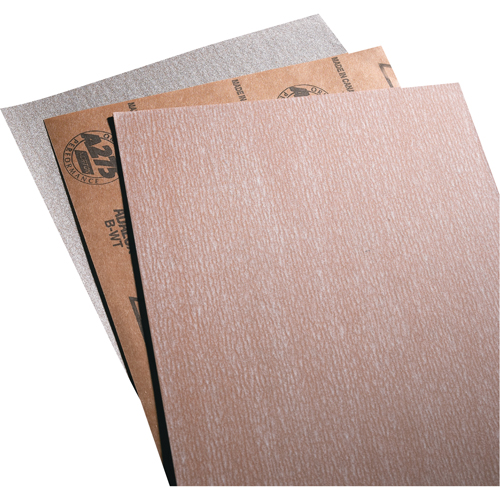 Sandpaper, Paper Sheets - No-Fil Adalox A275, 9" x 11", 80 Grit, Aluminum Oxide Superchem Industries