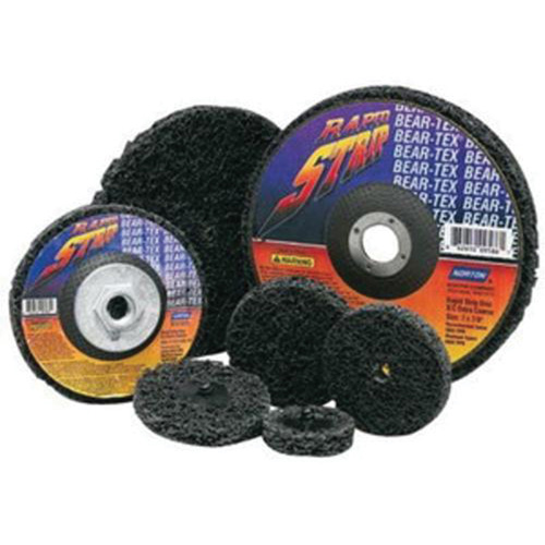 Bear-Tex&reg; Rapid Strip Non-Woven Depressed Center Disc, 4-1/2" Dia., Extra Coarse Grit, Silicon Carbide Superchem Industries
