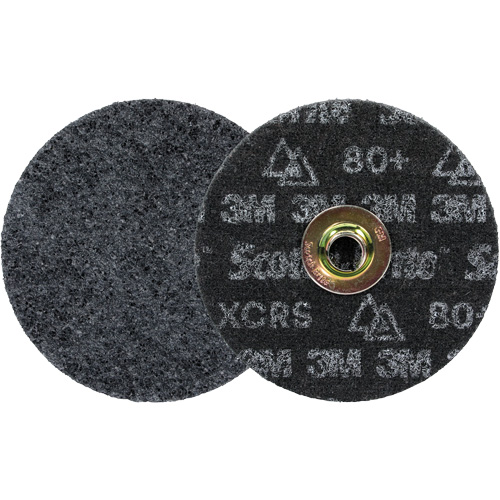Scotch-Brite Precision Heavy-Duty Surface Conditioning Quick Change Disc, HD-DN, 5" Dia., 80+ Grit, Ceramic Superchem Industries