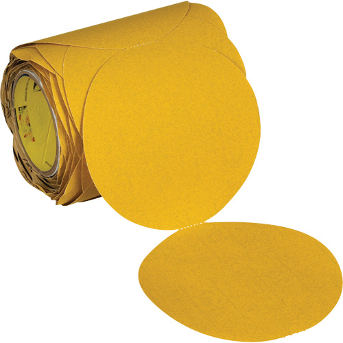 Disque abrasif dor&eacute; en rouleau Stikit 09312, 6" dia., Grain 120, Oxyde d'aluminium Superchem Industries