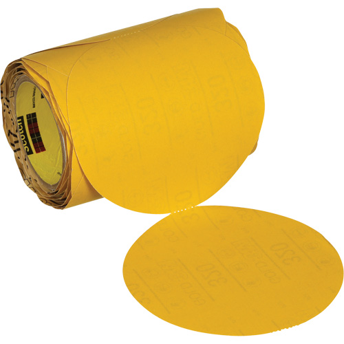 Stikit Gold Abrasive Disc Roll 09317, 6" Dia., 320 Grit, Aluminum Oxide Superchem Industries
