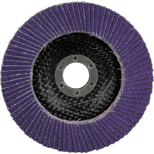 Cubitron 3 Flat Flap Disc 1169F, 4-1/2" x 7/8", Type T27, 40+ Grit, Ceramic Superchem Industries