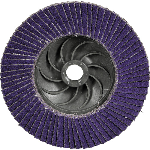 Cubitron 3 Conical  Flap Disc with Quick Change 1169F, 5" x 5/8"-11, Type T29, 40+ Grit, Ceramic Superchem Industries