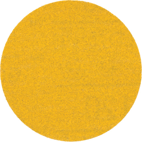 Disque abrasif dor&eacute; Hookit, dia 3", Grain 120, Oxyde d'aluminium, Poids C Superchem Industries