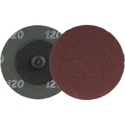 Disque en fibre de r&eacute;sine &agrave; changement rapide SpinLock, Oxyde d'aluminium, 120, 2" Dia Superchem Industries